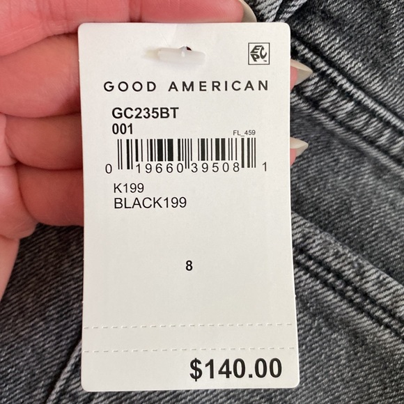 Good American - Good Classic - NWT - 8 - Black - 28” Inseam - Jeans - Picture 5 of 5